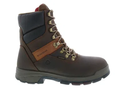 Pre-owned Wolverine Men's  Cabor Exp Waterproof 8" Boots Sneakers In Dark Coffee