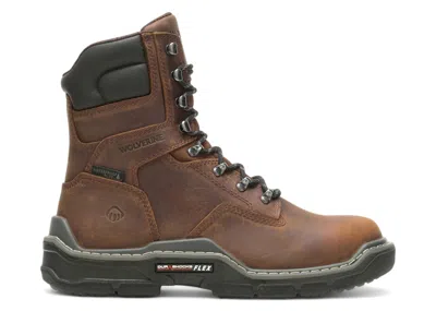 Pre-owned Wolverine Men's  Raider Durashocks Waterproof Carbonmax 8" Boots Sneakers In Peanut