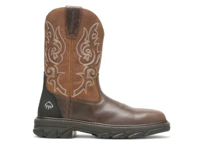 Pre-owned Wolverine Men's  Rancher Epx Carbonmax Wellington Boots Sneakers In Brown