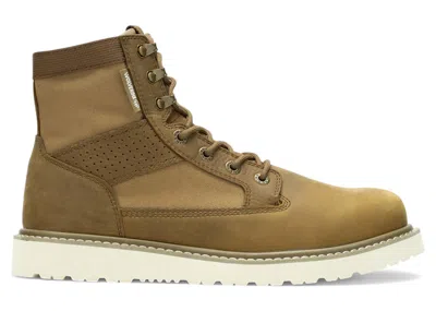 Pre-owned Wolverine Men's  Trade Wedge Unline Canvas Boots Sneakers In Brown
