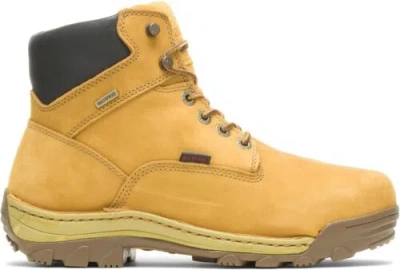 Pre-owned Wolverine Mens Dublin Waterproof Insulated 6 Inch Boot In Wheat