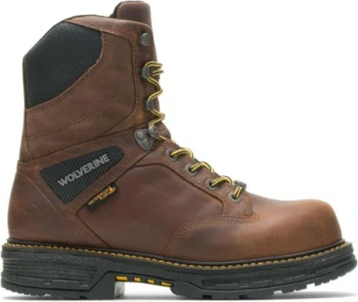 Pre-owned Wolverine Mens Hellcat 8inch Cm Boot In Tobacco