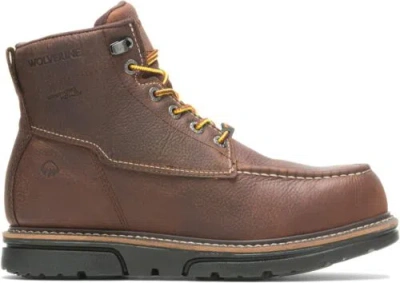 Pre-owned Wolverine Mens I 90 Durashocks Toe Carbonmax 6 Inch Work Boot In Brown