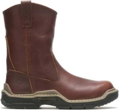 Pre-owned Wolverine Mens Raider Durashocks Wellington 10 Inch Composite Toe... In Peanut
