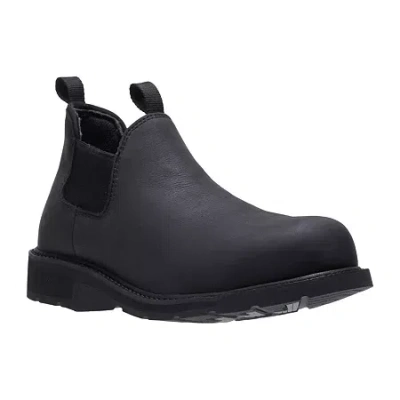 Wolverine Mens Rancher Romeo Flat Heel Chelsea Boots Extra Wide Width In Black