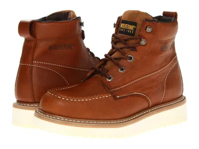 Wolverine Moc Toe Wedge Men's Work Boots Brown: 13 4e - Extra Wide