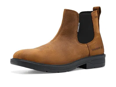Wolverine Rancher Level Chelsea Slip-on Steel-toe Work Boot In Brown