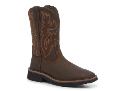 Wolverine Rancher Wellington Work Boot In Brown