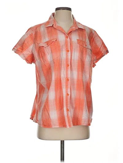 Pre-owned Wolverine Short Sleeve Blouse In Orange