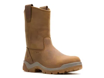 Wolverine Vantage Hyperrest Carbonmax Composite Toe Wellington Work Boot In Brown