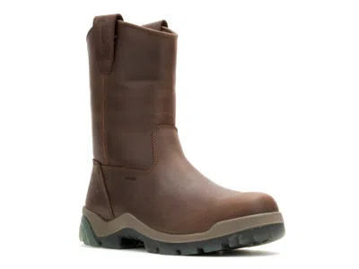 Wolverine Vantage Hyperrest Carbonmax Composite Toe Wellington Work Boot In Brown