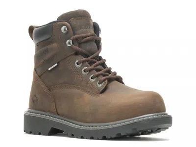 Wolverine Wide Width Floorhand Steel Toe Work Boot In Brown