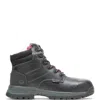 Wolverine Women's Piper Waterproof Composite-toe 6" Work Boot In Black In Black