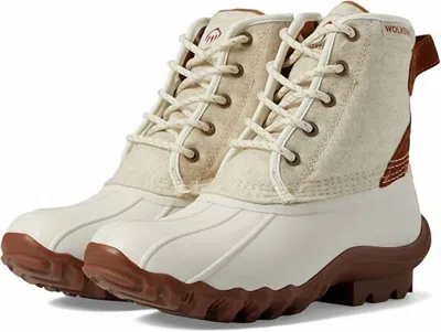 Wolverine Women's Torrent Ankle Boot In Ivory Wool In White