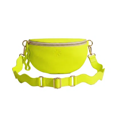 Womads Women's Fluo Green Crossbody