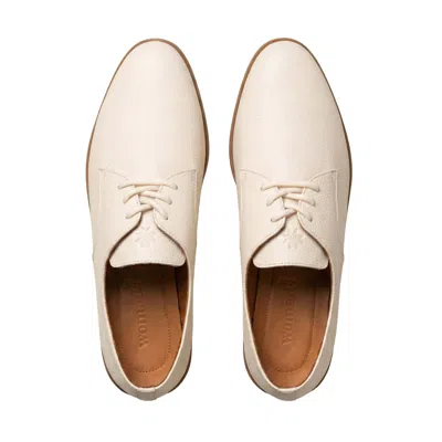 Womads Women's White Vanilla Cream Oxfords