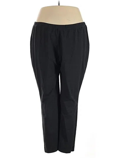 Pre-owned Woman Within Active Pants In Black