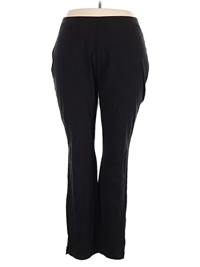 Pre-owned Woman Within Active Pants In Black