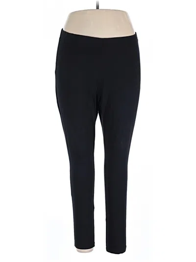 Pre-owned Woman Within Active Pants In Black