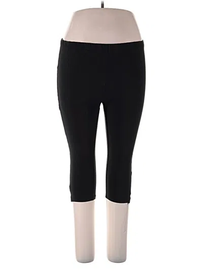 Pre-owned Woman Within Active Pants In Black