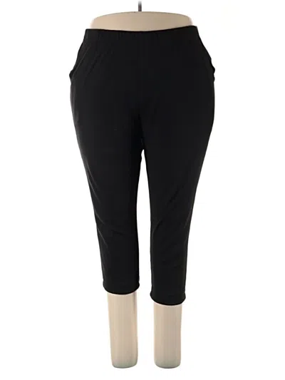 Pre-owned Woman Within Active Pants In Black