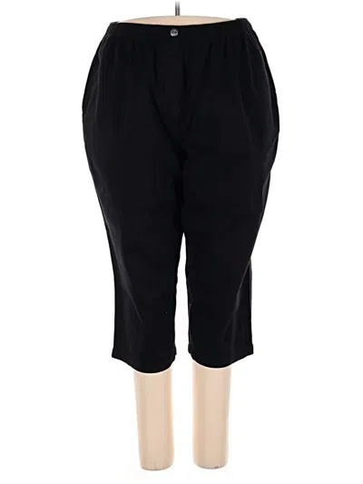Pre-owned Woman Within Active Pants In Black