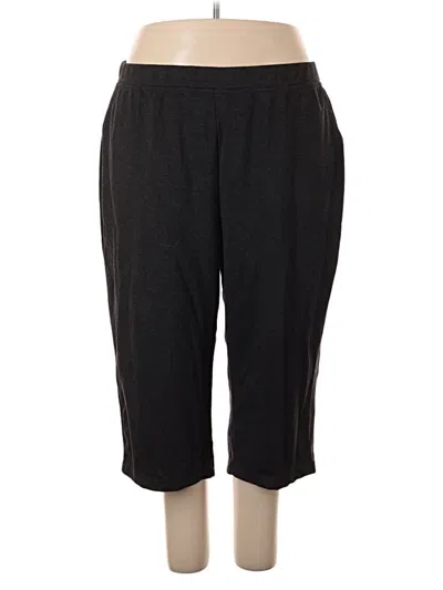 Pre-owned Woman Within Active Pants In Black