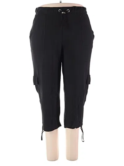 Pre-owned Woman Within Active Pants In Black