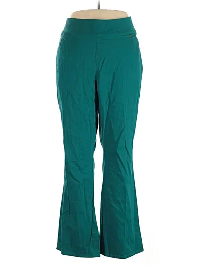 Pre-owned Woman Within Active Pants In Blue
