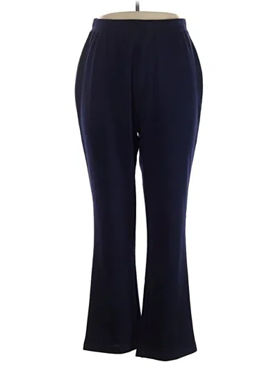 Pre-owned Woman Within Active Pants In Blue
