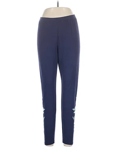 Pre-owned Woman Within Active Pants In Blue