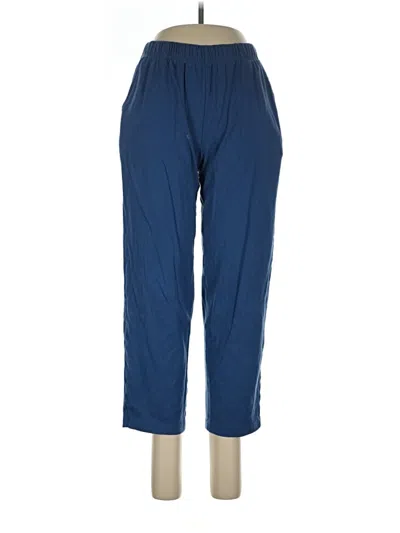 Pre-owned Woman Within Active Pants In Blue