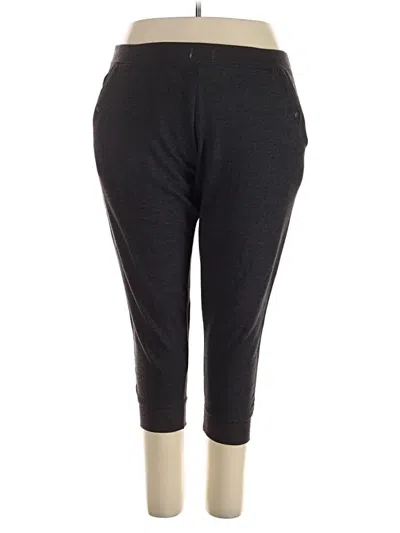 Pre-owned Woman Within Active Pants In Gray
