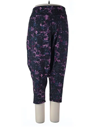 Pre-owned Woman Within Active Pants In Purple
