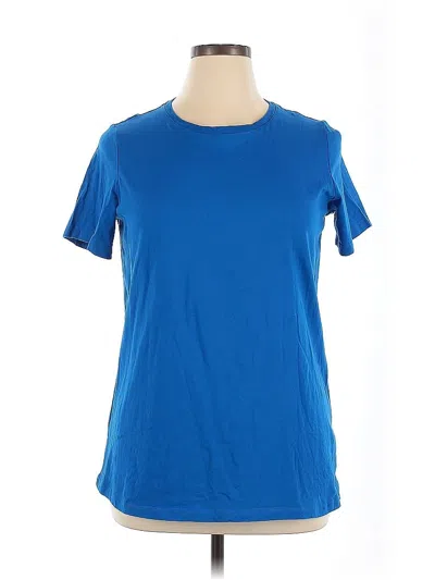 Pre-owned Woman Within Active T-shirt In Blue