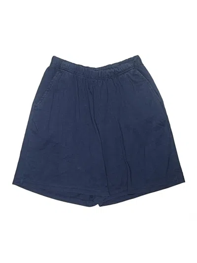 Pre-owned Woman Within Athletic Shorts In Blue