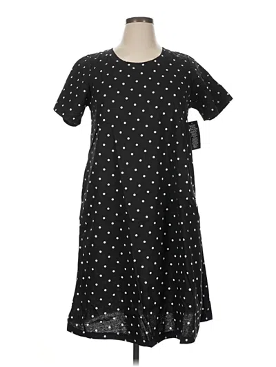 Pre-owned Woman Within Casual Dress In Black