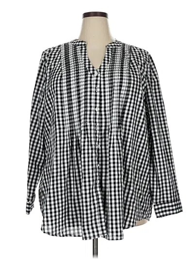 Pre-owned Woman Within Casual Dress In Black