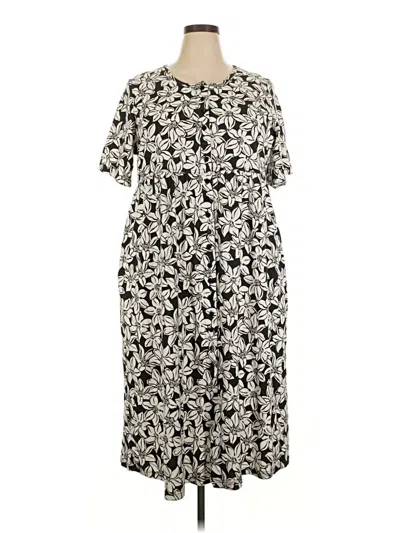 Pre-owned Woman Within Casual Dress In Ivory