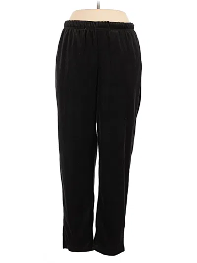 Pre-owned Woman Within Casual Pants In Black