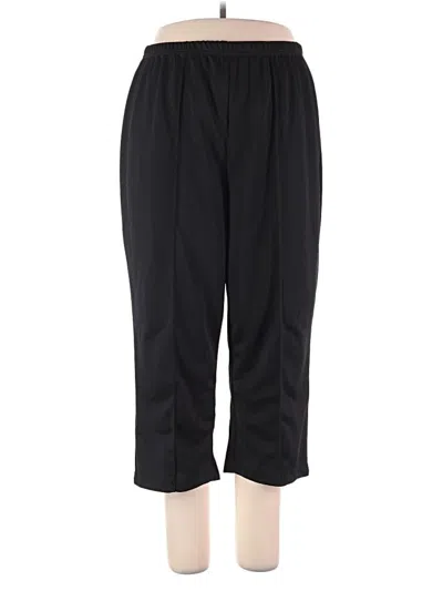 Pre-owned Woman Within Casual Pants In Black