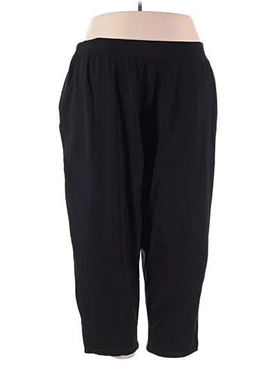 Pre-owned Woman Within Casual Pants In Black