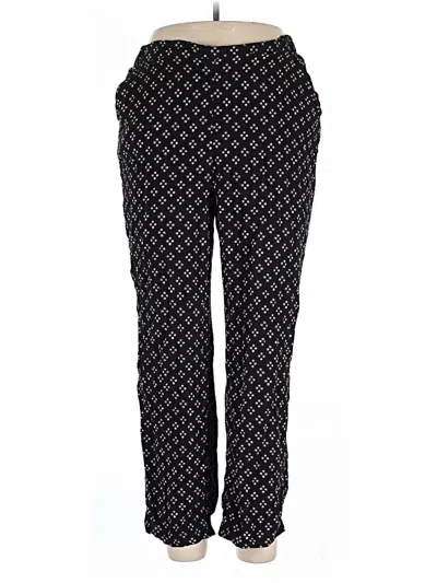 Pre-owned Woman Within Casual Pants In Black