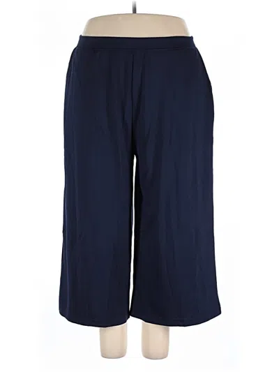 Pre-owned Woman Within Casual Pants In Blue
