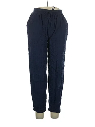 Pre-owned Woman Within Casual Pants In Blue