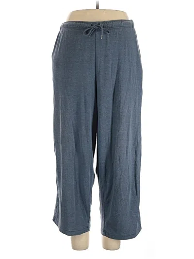 Pre-owned Woman Within Casual Pants In Blue
