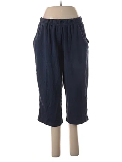 Pre-owned Woman Within Casual Pants In Blue
