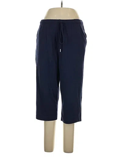 Pre-owned Woman Within Casual Pants In Blue