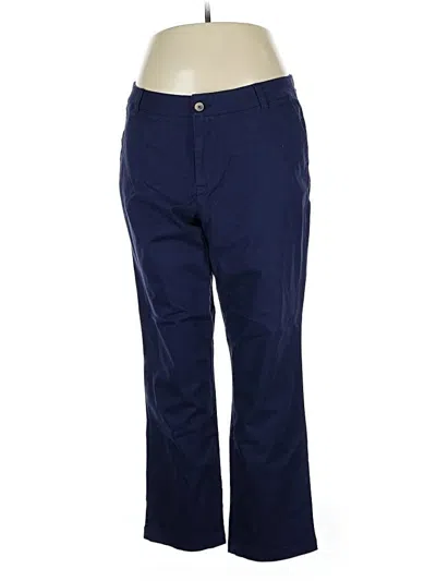 Pre-owned Woman Within Casual Pants In Blue