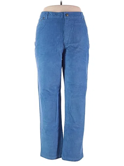 Pre-owned Woman Within Casual Pants In Blue